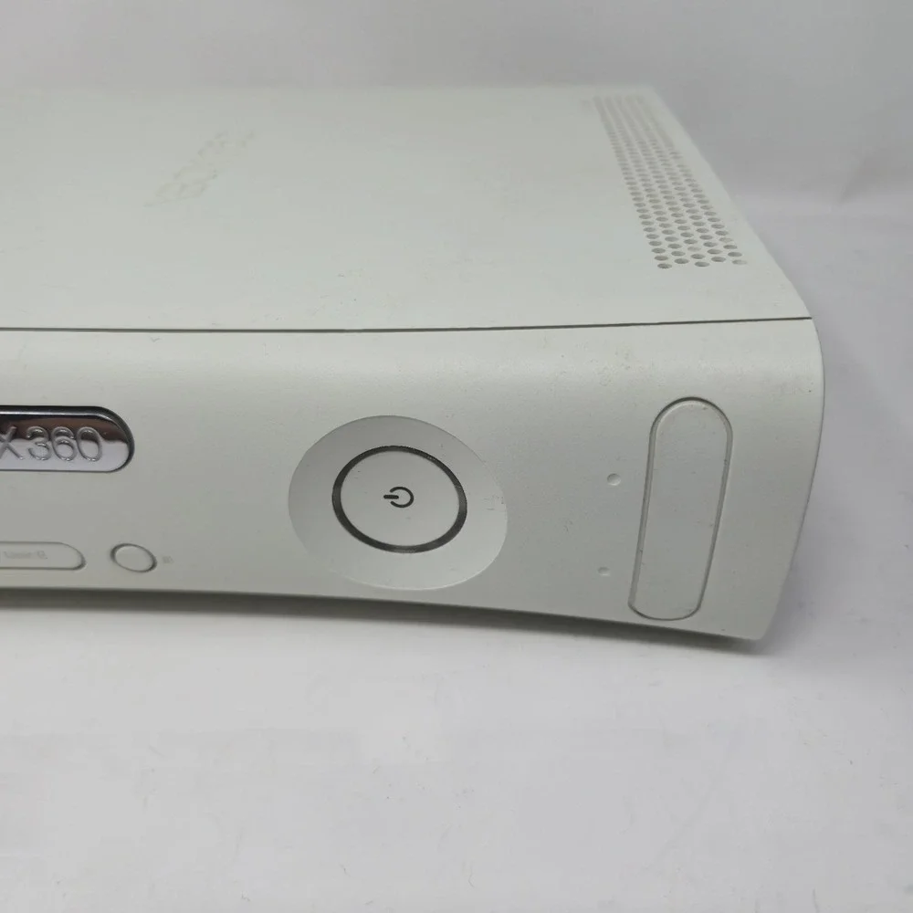 Microsoft Xbox 360 White Console Bundle Tested 14gb HDD 203W PSU Controller + AV